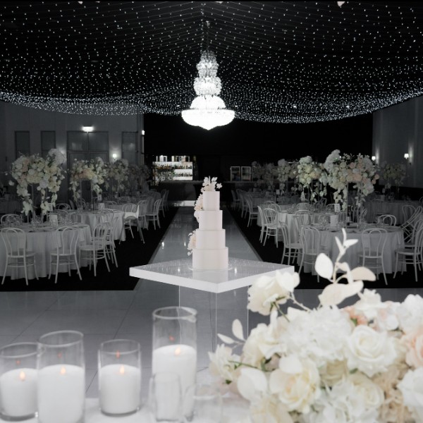 Bride and Groom view from Biridale Table
