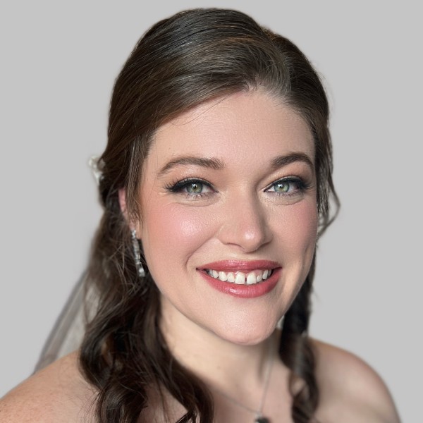 Bridal natural soft glam makeup