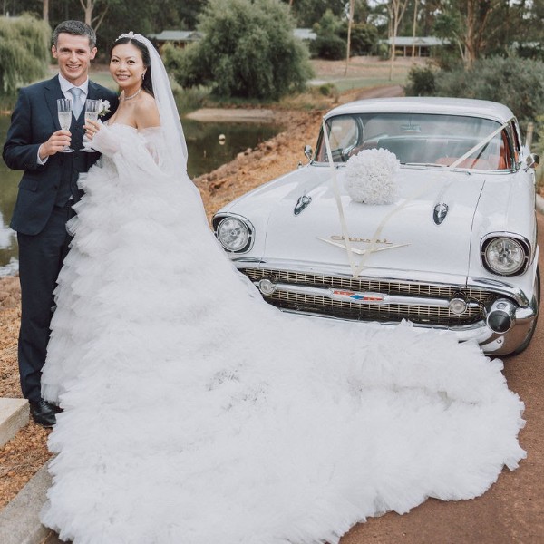 John and Clarissa  at Eight Willows Retreat