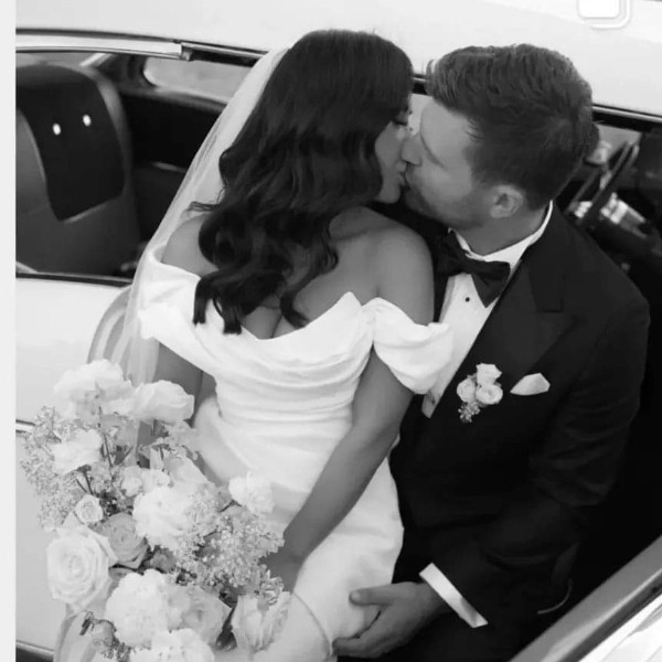 Shara and Lucas with our 57 Chevy photography be Holli and Ash