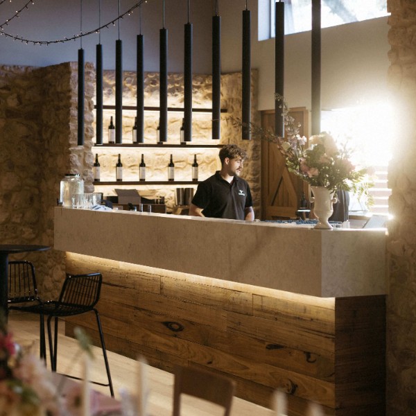 double sided island bar