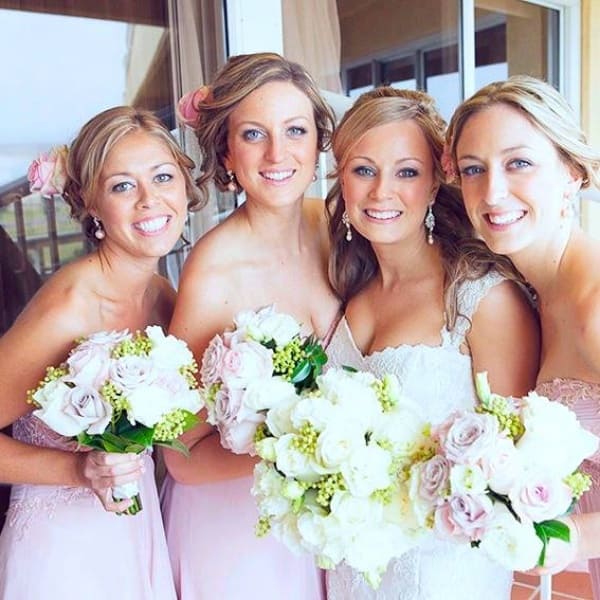 Andrea and her bridal party