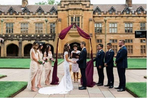Chhay & Oliver were married on Valentines Day at Sydney University. The colours, the style, just perfection.