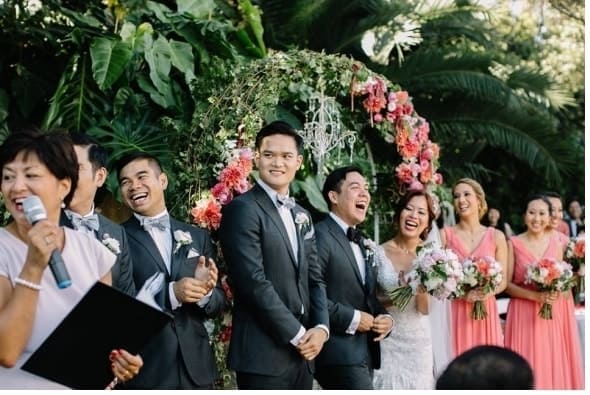 I love Richard & Lucy! I married them at Oatlands House and happily run into them at all their friends' weddings :)