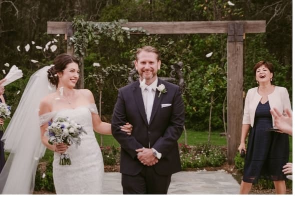 It always look as though I'm laughing, that's because everyone (especially my couples) are happy, like lovely Emma and Chris in this photo.