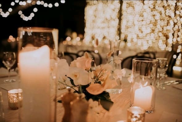 Reception styling & flowers by Lilly & Lotus