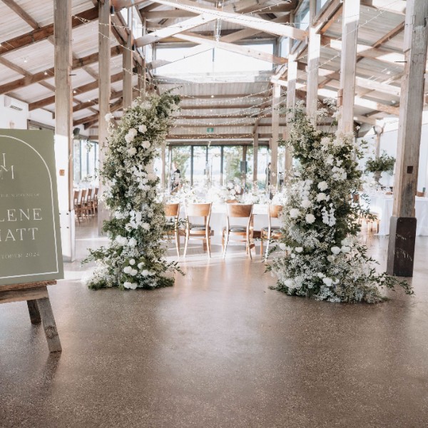Floral arch repurpose at the Stones of the Yarrra Valley