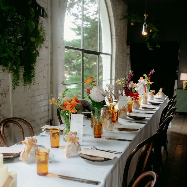 Bud Vases at Panama Dining Room Lillypad Flowers