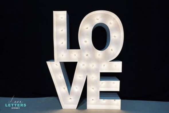 Light Up Stacked Love