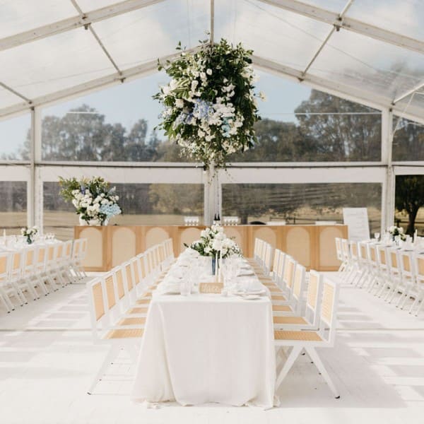 Clear Marquee Wedding