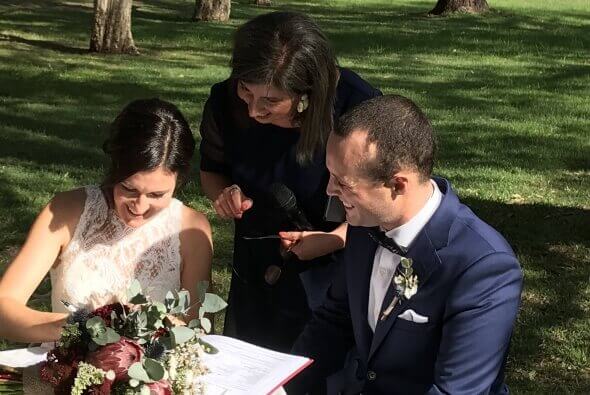 Signing the Marriage Register ~ Lucy & Ryan