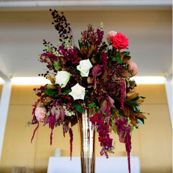 gold vase Shazia & Leo