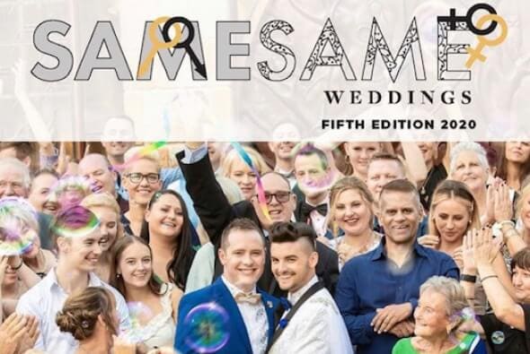 Same Same wedding magazine cover