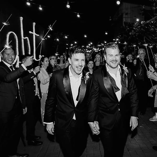 Steven + Ryan - Sparkler Exit