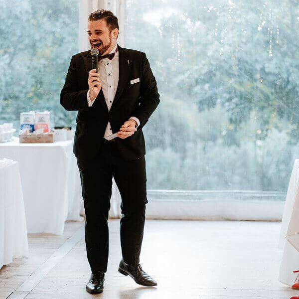 Always something to laugh at when Nathan Cassar MC is at your wedding