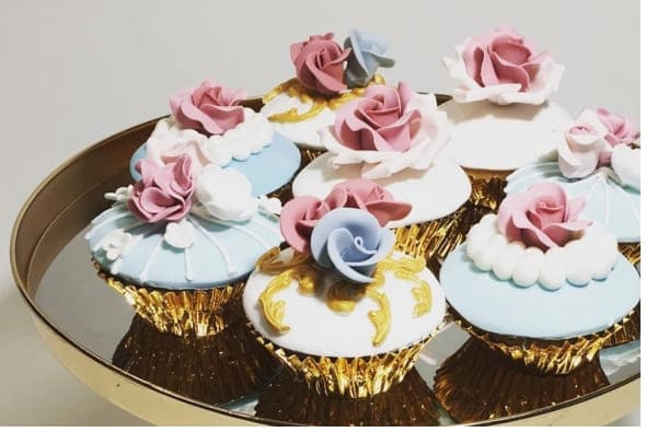 Pink Wedding Cupcakes Melbourne - Nikos Cakes - ABIA Weddings