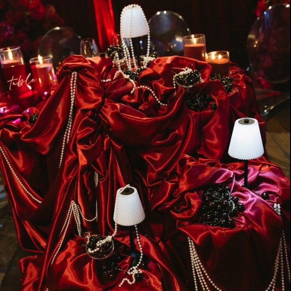 Red Themed Wedding Ceremony