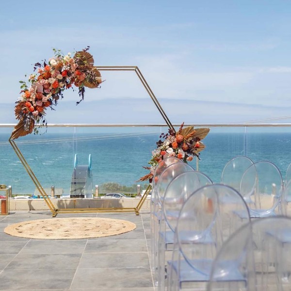 Seaside Wedding Floral Arrangement