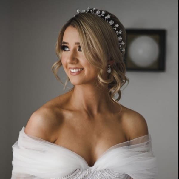 Emily Batten. Romantic updo