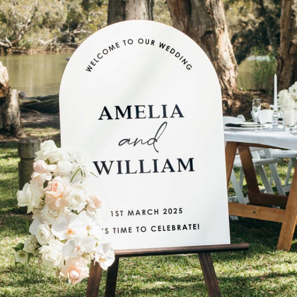 Wedding Welcome Sign