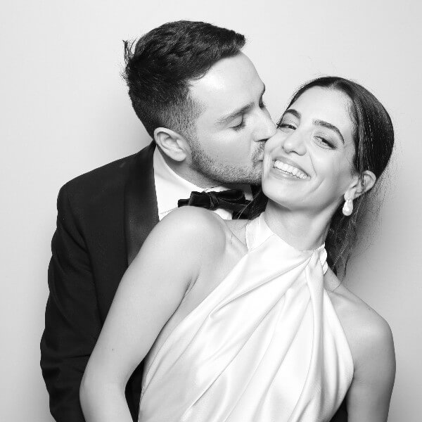 Photo Corner - Photo Booth Hire Sydney - Black & White Glam