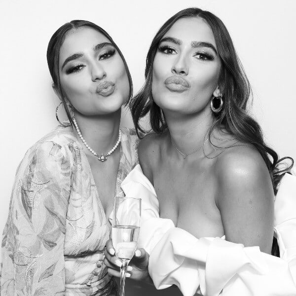 Photo Corner - Photo Booth Hire - Black & White Kardashian Filter