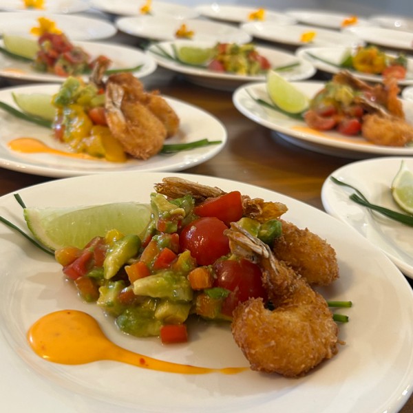 Delicious plated entree options