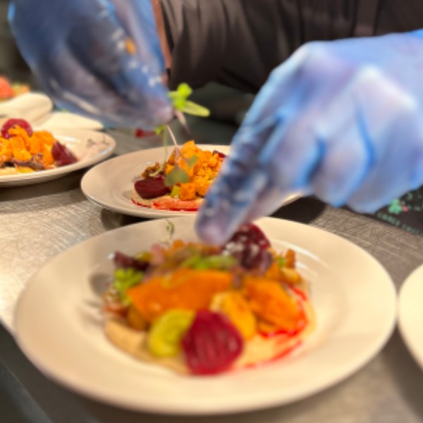 Delicious vegan entree