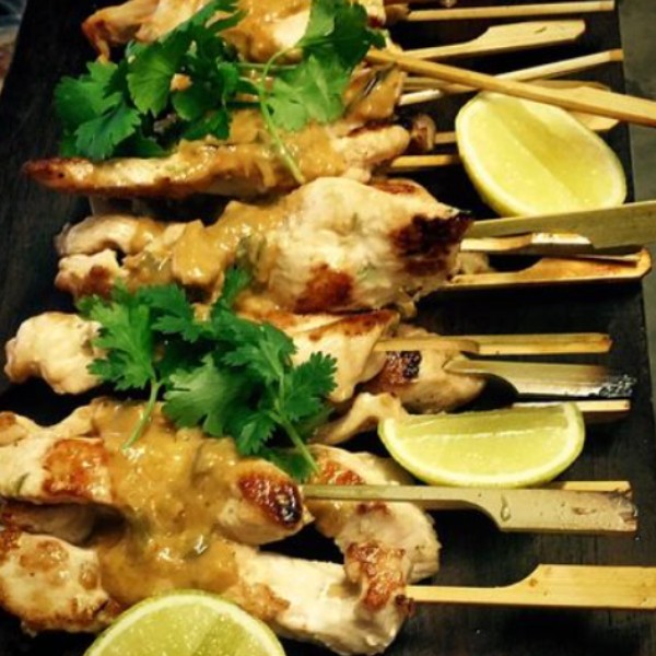 Chicken Yakitori w Lemon
