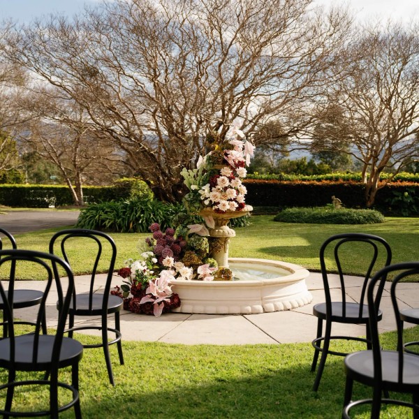 Fountain Floral arrangement