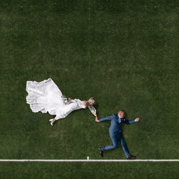 Drone Wedding Photo
