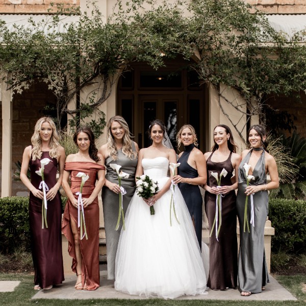 Vanessa & Bridesmaids at Mitolo Wines