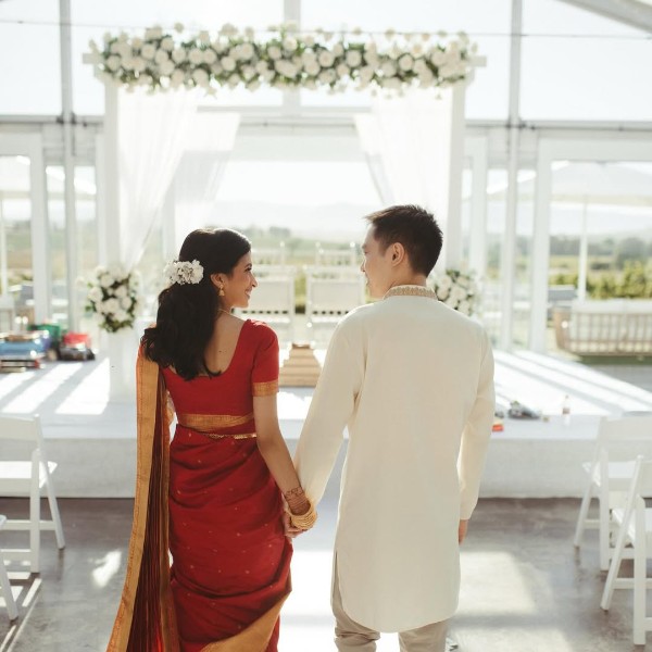 Our beautiful couple Kayal & James - Photo Credit - Bhargav Boppa