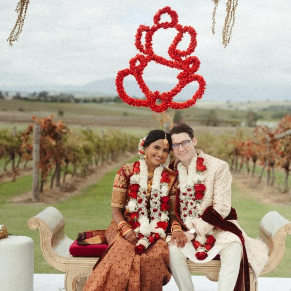 Our beautiful couple - Nandhini & Nathan - Photo Credit - Bhargav Boppa