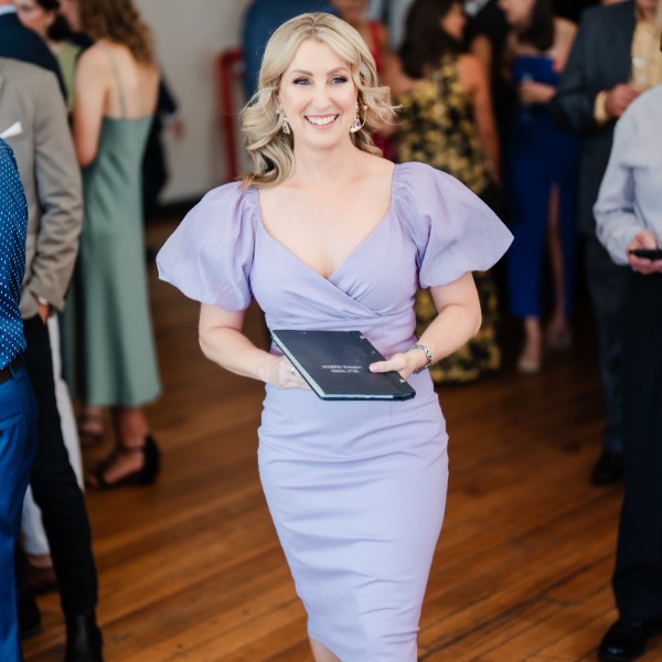 Sally Hughes.  8-Time ABIA Celebrant of the Year