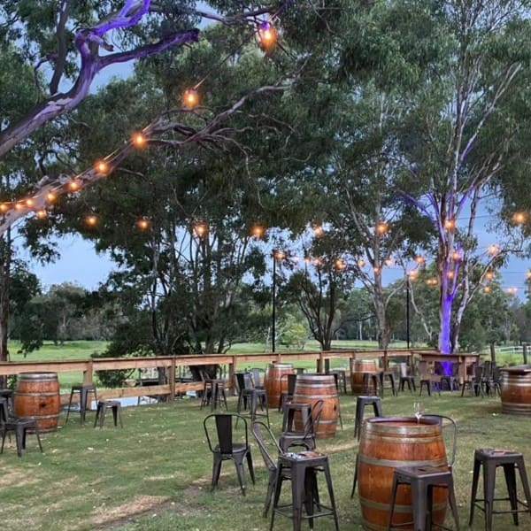 Pre dinner drinks area