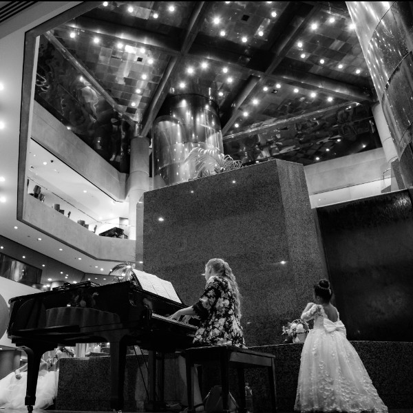 Wedding Pre-Dinner Canapes , Intercontinental Adelaide. DUO: Pianist and Vocalist