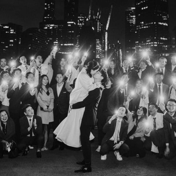 THE FAREWELL !  lit by phone lights