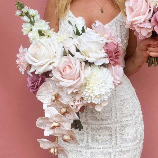 soft romantic bouquets