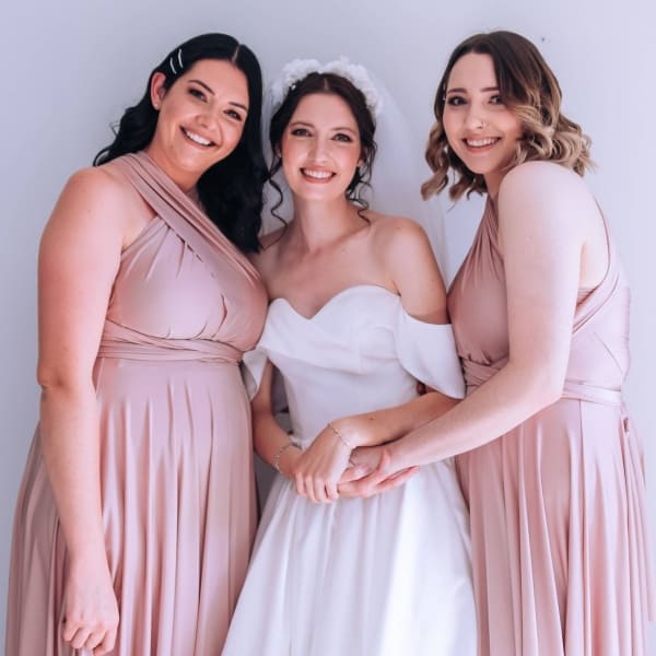 Bride and bridal party