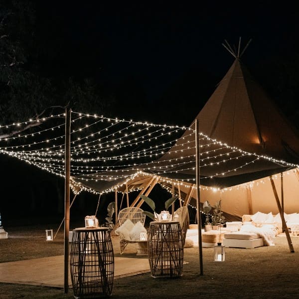 Luxe Tipi Festival Wedding