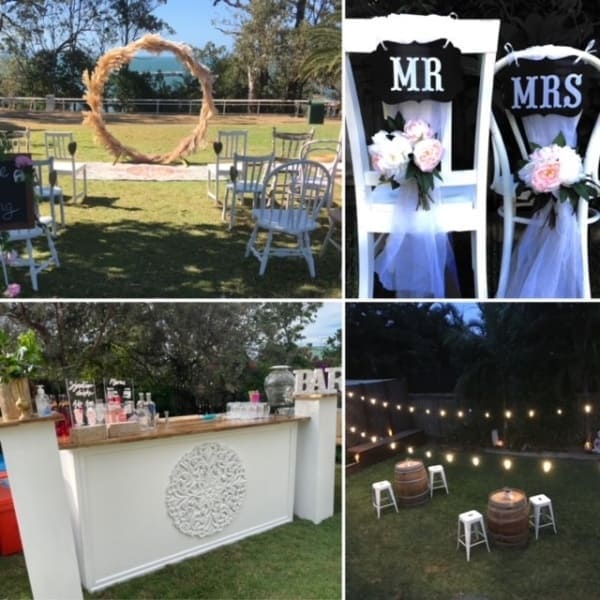 timber & white weddings