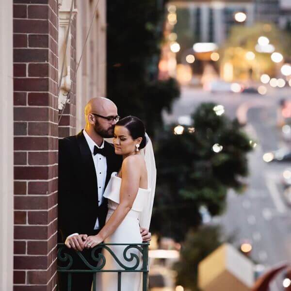 Anna and Jordan - Balcony shot