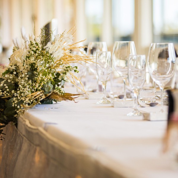 Bridal Table at Dimples Restaurant