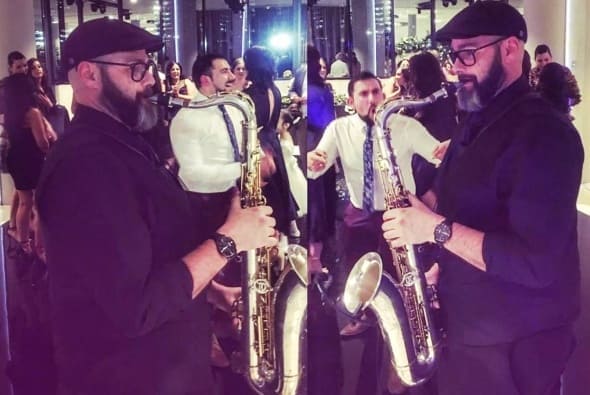 When That Sax hits the high notes. That Reaction