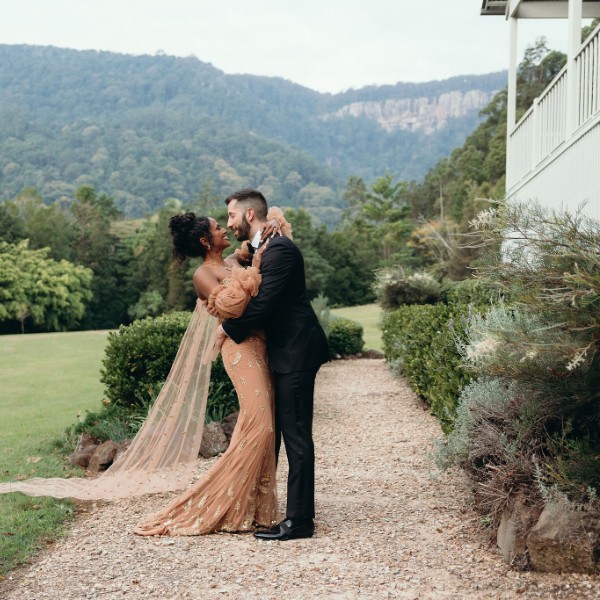 Portrait with a view