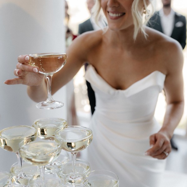 Champagne towers at Trawool