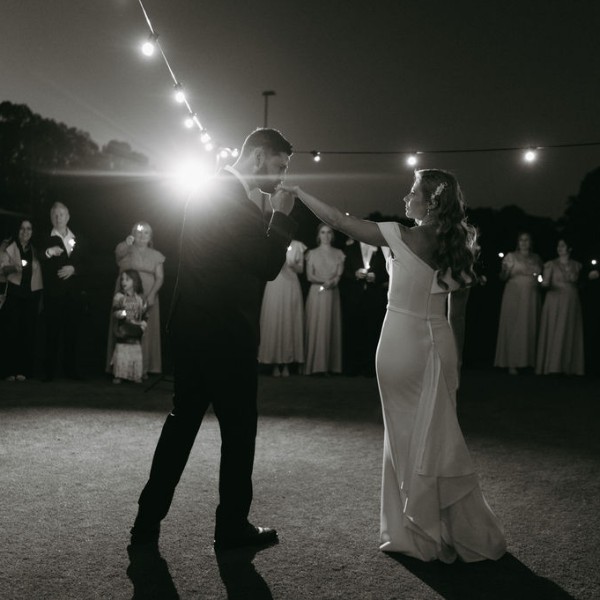 First dance in the gardens