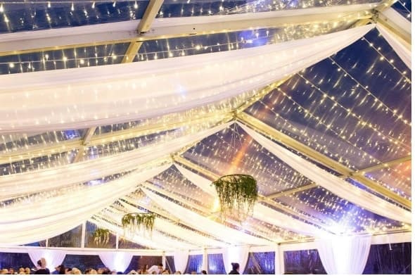 Outdoor Marquee Lighting & Draping