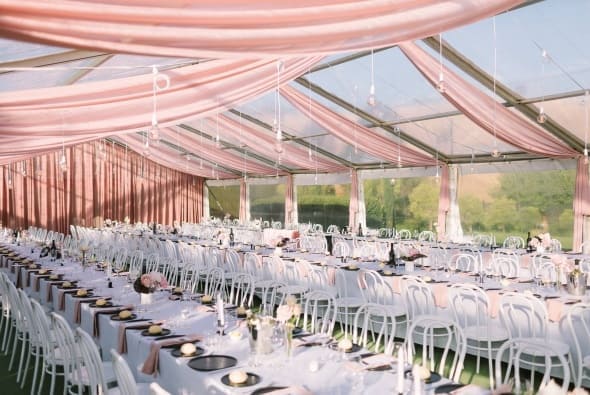 Mandalay House Marquee Wedding - Photo by Dave Pascoe